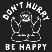 Don't Hurry Be Happy Sloth Hat thumb 2