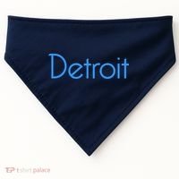 Detroit Honolulu Blue USA-Made Doggie Bandana thumb 0