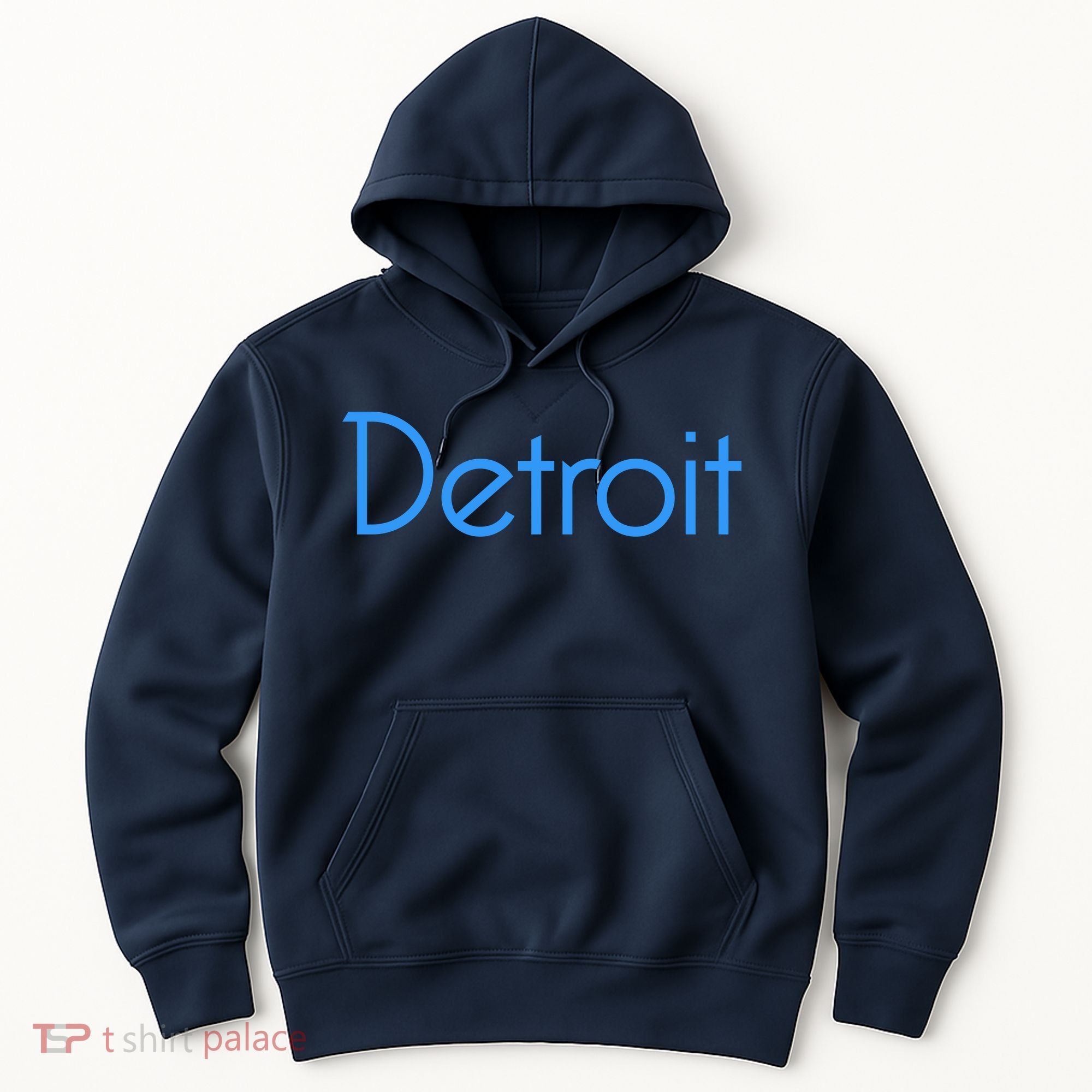 Detroit Honolulu Blue Hoodie