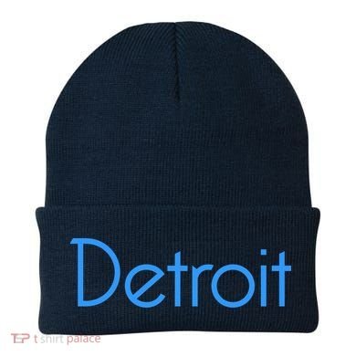Detroit Honolulu Blue Beanie
