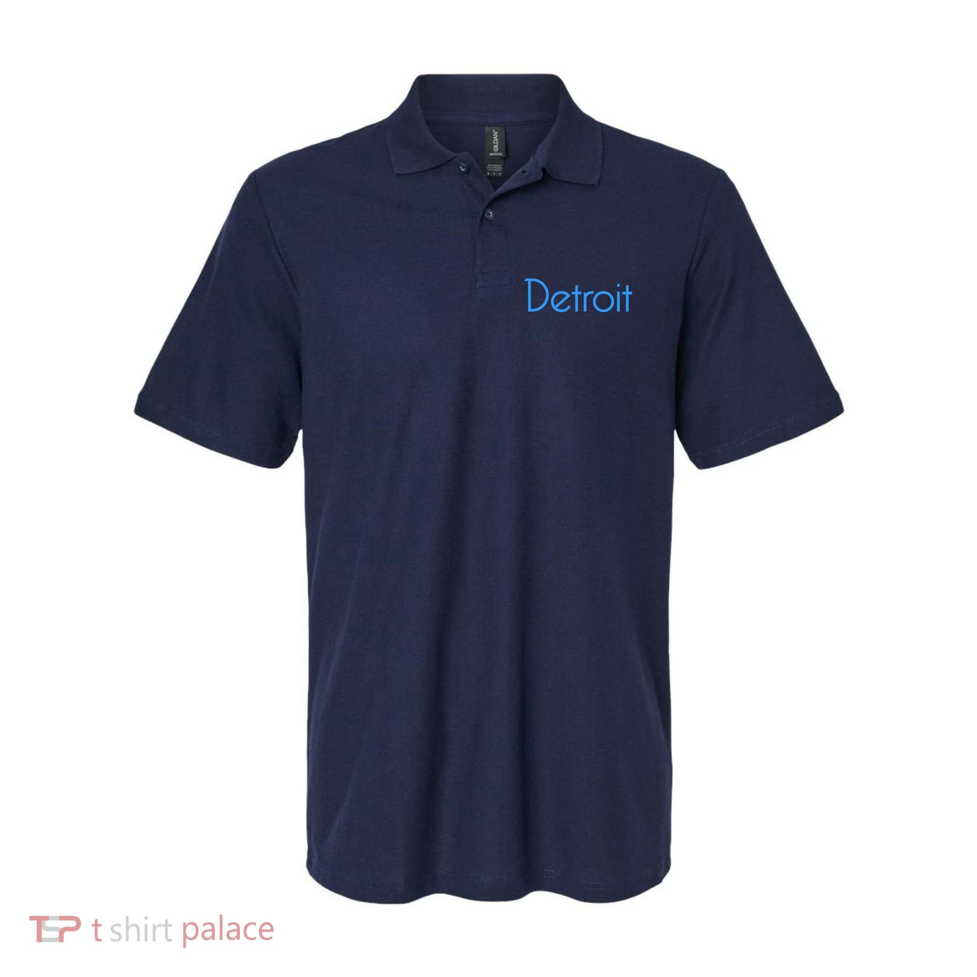 Detroit Honolulu Blue Polo