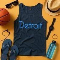 Detroit Honolulu Blue Tank Top thumb 4