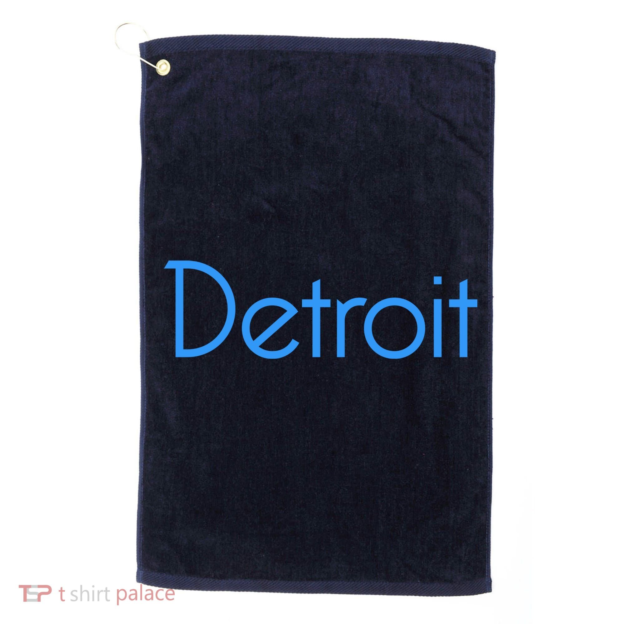 Detroit Honolulu Blue Golf Towel