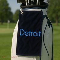 Detroit Honolulu Blue Golf Towel thumb 2