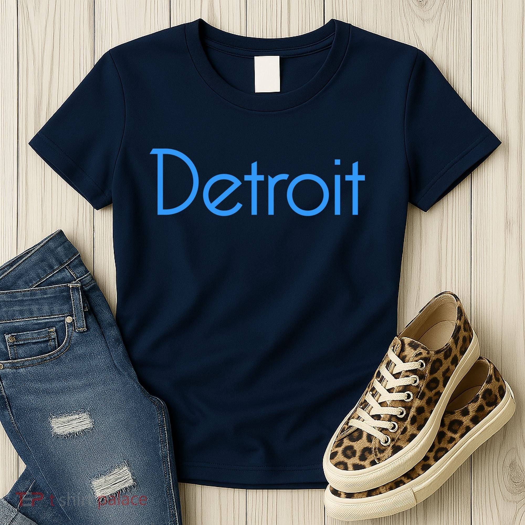 Detroit Honolulu Blue Women's T-Shirt