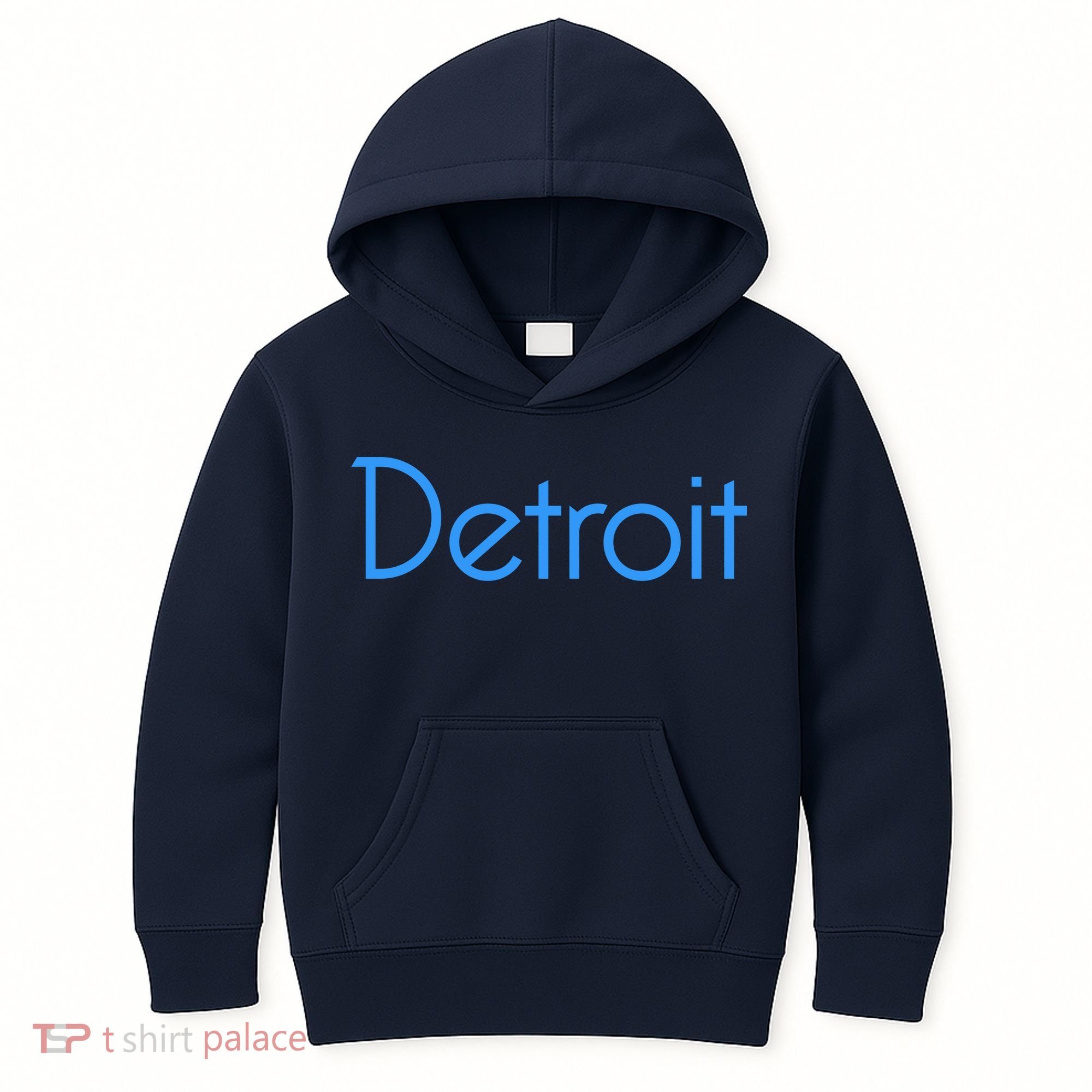 Detroit Honolulu Blue Kids Hoodie