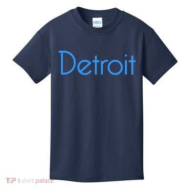 Detroit Honolulu Blue Kids T-Shirt