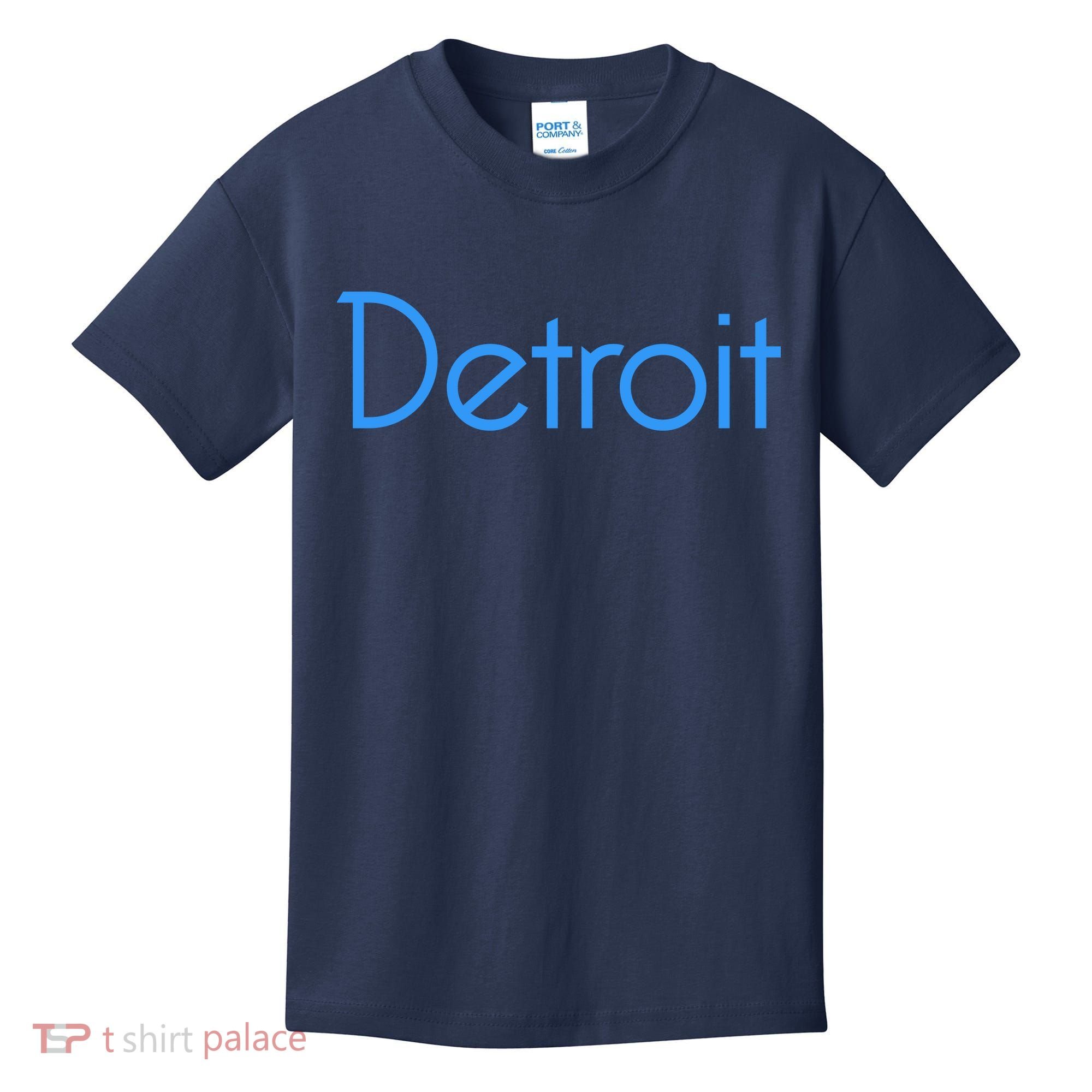 Detroit Honolulu Blue Kids T-Shirt