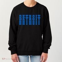 Detroit Honolulu Blue Stacked Women's Sweatshirt thumb 0