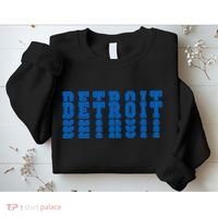 Detroit Honolulu Blue Stacked Sweatshirt thumb 2
