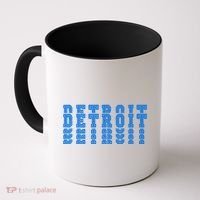 Detroit Honolulu Blue Stacked Coffee Mug thumb 0