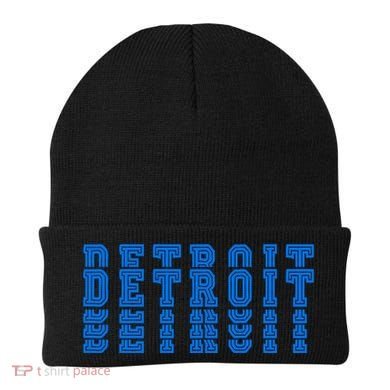 Detroit Honolulu Blue Stacked Beanie