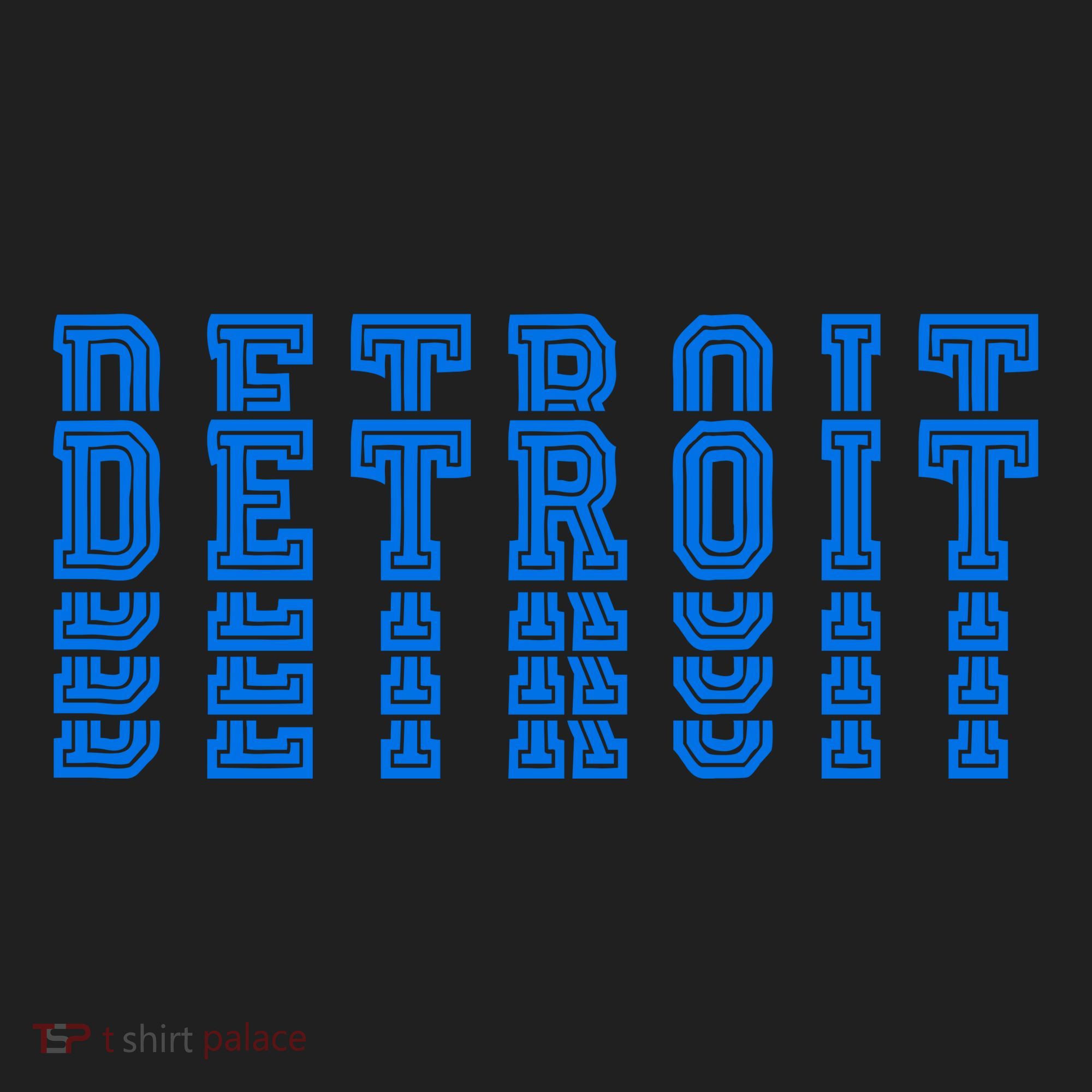 Detroit Honolulu Blue Stacked Beanie