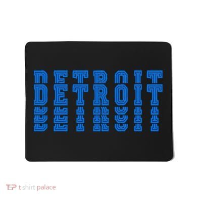 Detroit Honolulu Blue Stacked Mousepad