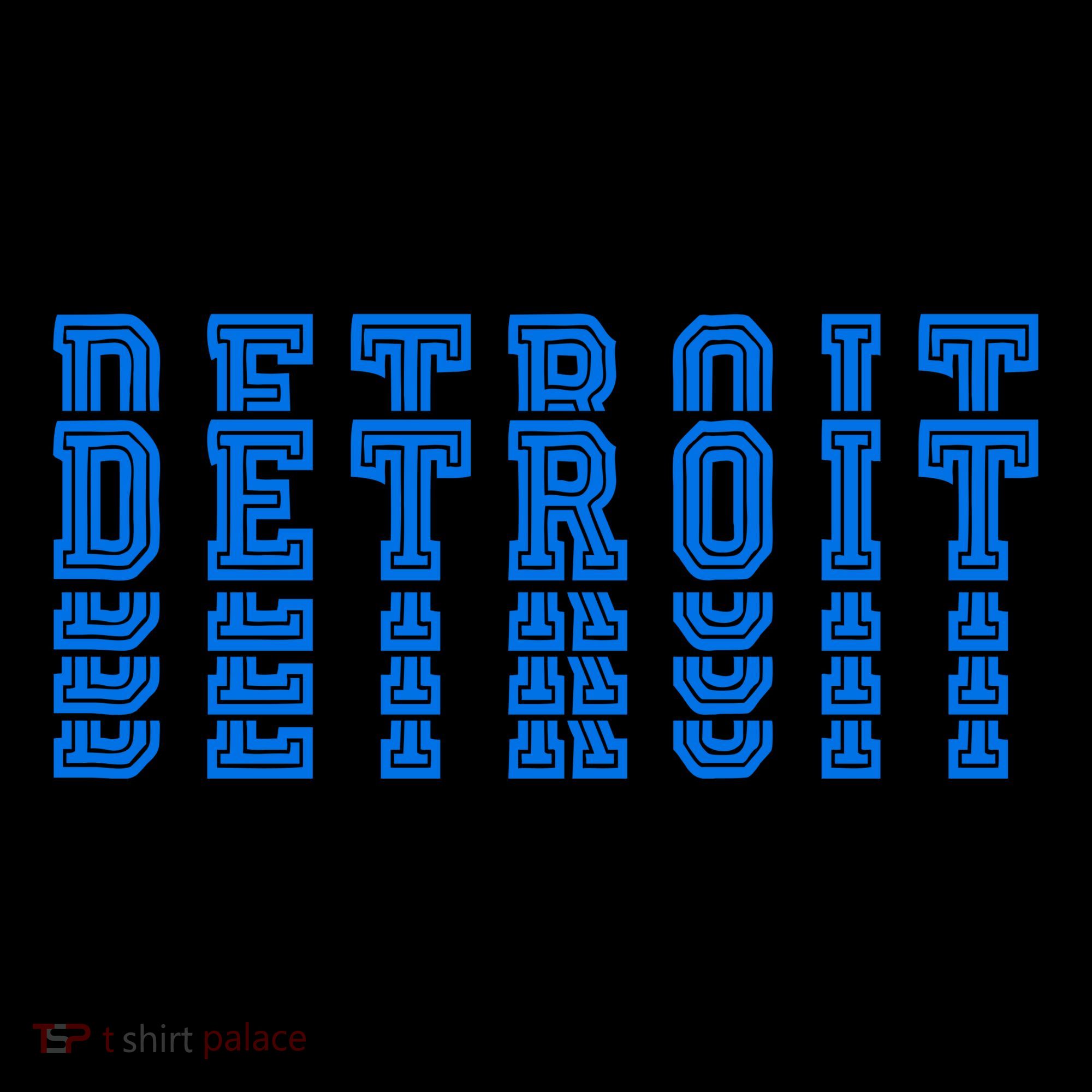 Detroit Honolulu Blue Stacked Mousepad