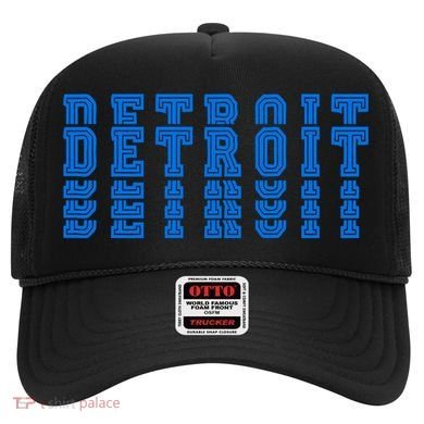 Detroit Honolulu Blue Stacked Hat