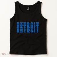 Detroit Honolulu Blue Stacked Tank Top thumb 2