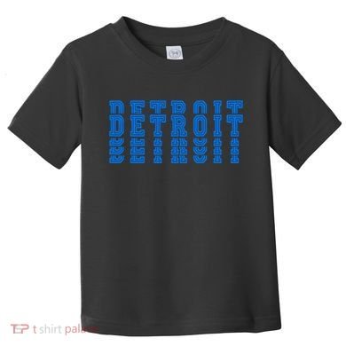 Detroit Honolulu Blue Stacked Toddler T-Shirt