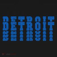 Detroit Honolulu Blue Stacked Kids Sweatshirt thumb 2
