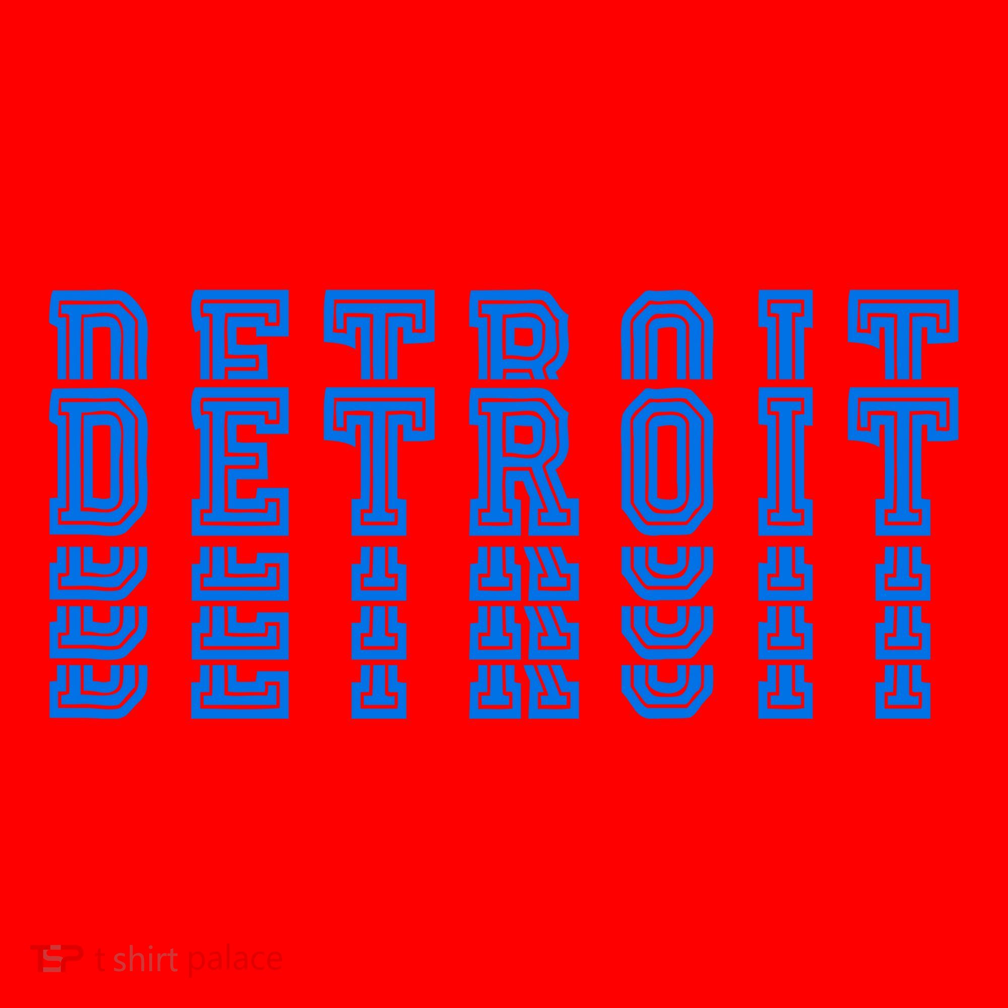Detroit Honolulu Blue Stacked Santa Hat