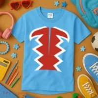 Diy Halloween Costume Retro Flying Monkey Kids T-Shirt thumb 3