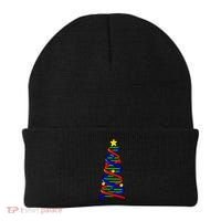 Dna Helix Christmas Tree Life Science Biology Teacher Gift Beanie thumb 0