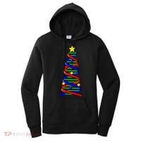 Dna Helix Christmas Tree Life Science Biology Teacher Gift Women's Hoodie thumb 0