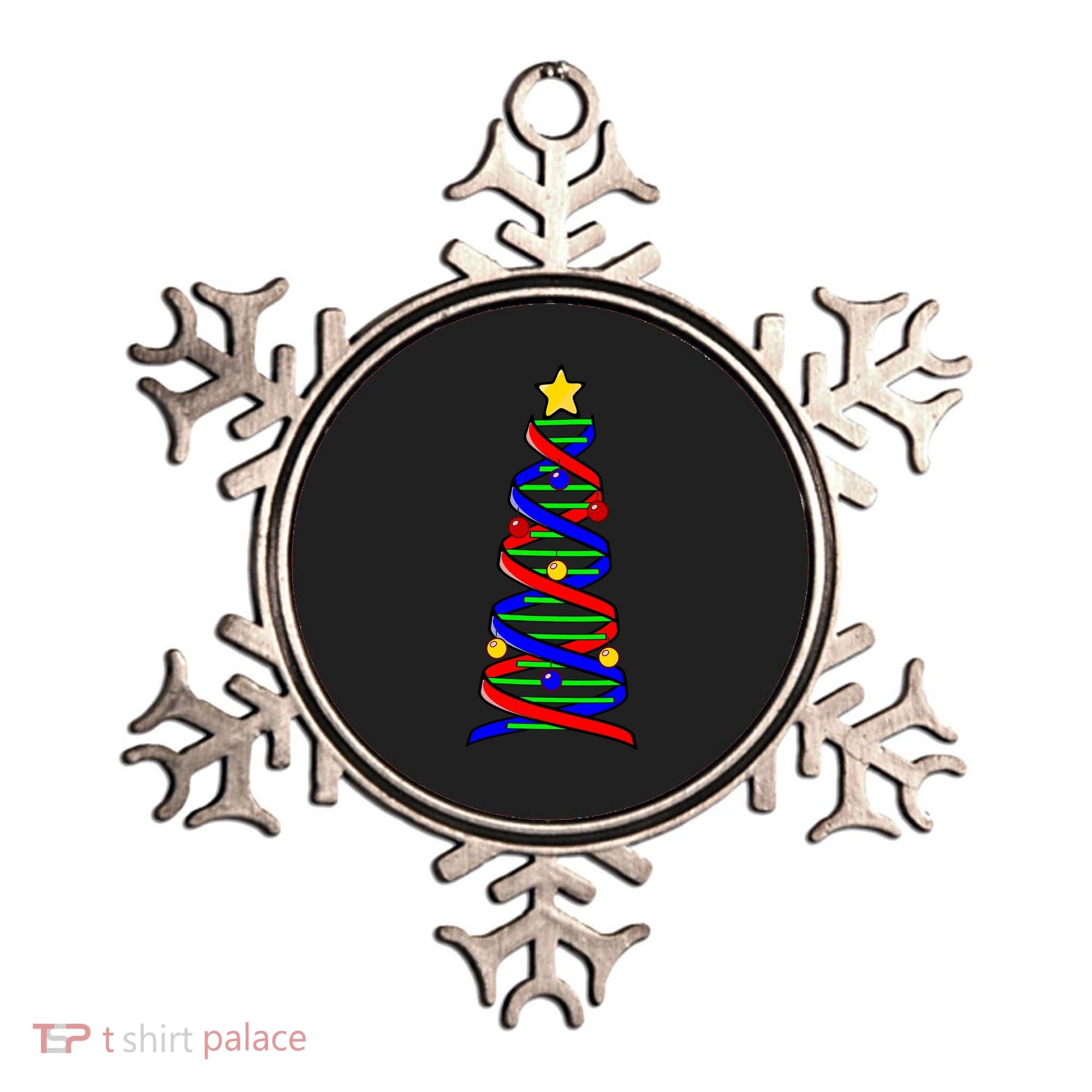 Dna Helix Christmas Tree Life Science Biology Teacher Gift Ornament