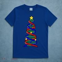 Dna Helix Christmas Tree Life Science Biology Teacher Gift T-Shirt thumb 5