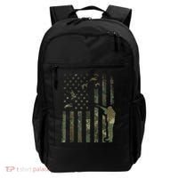 Duck Hunting Camo Men Camouflage Hunter American Flag Backpack thumb 0