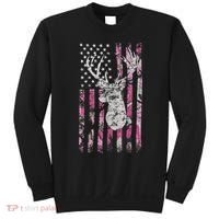 Deer Hunting Camo American Flag Buck Sweatshirt thumb 0