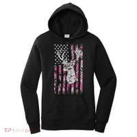 Deer Hunting Camo American Flag Buck Women's Hoodie thumb 0
