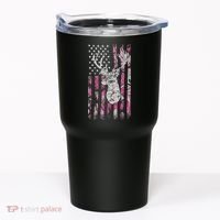 Deer Hunting Camo American Flag Buck Tumbler thumb 0