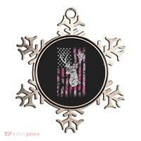 Deer Hunting Camo American Flag Buck Ornament thumb 0