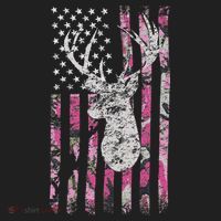 Deer Hunting Camo American Flag Buck Golf Towel thumb 3