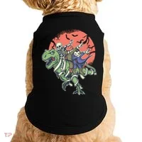 Dabbing Halloween Characters Doggie Tank thumb 0