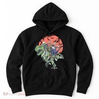 Dabbing Halloween Characters Hoodie thumb 0