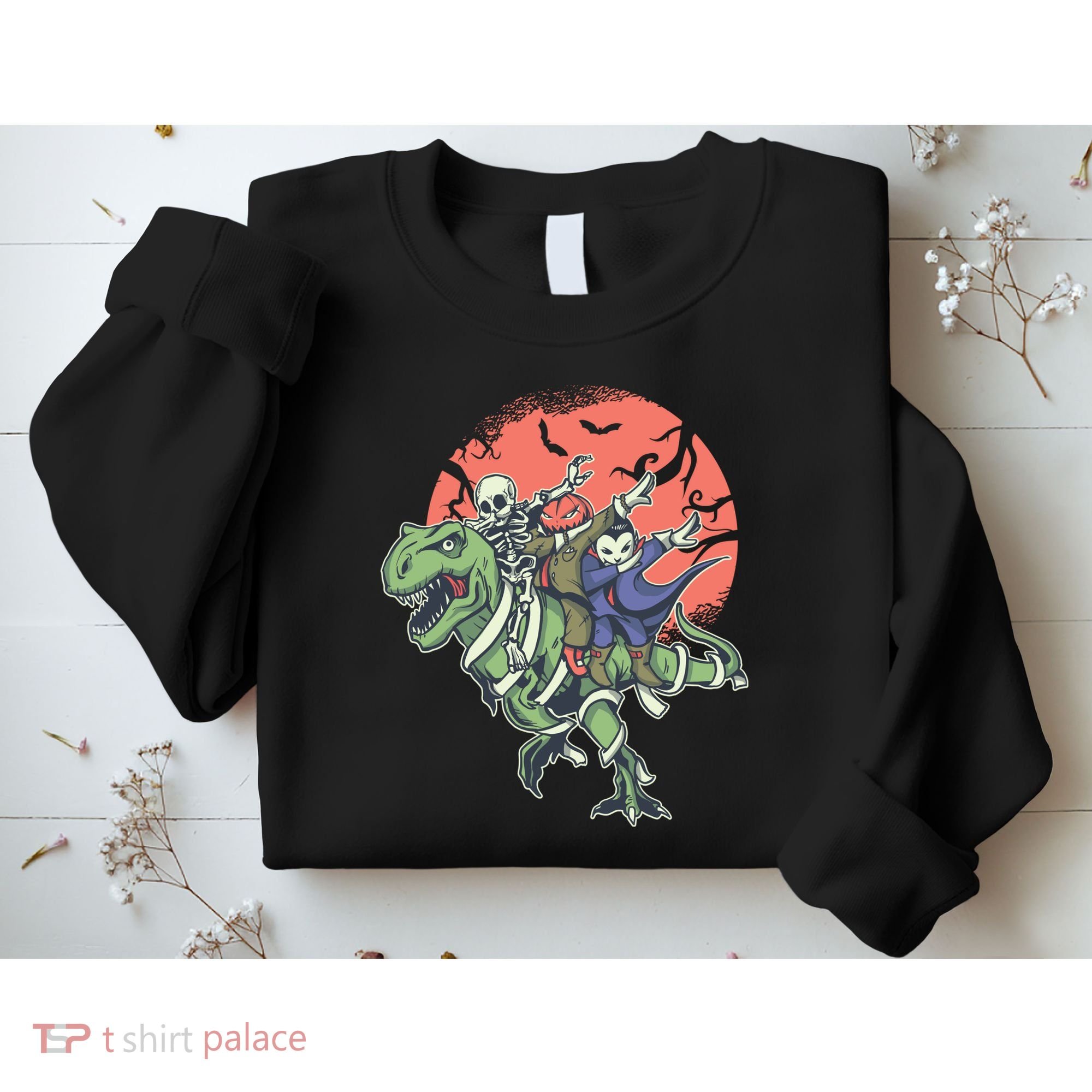 Dabbing Halloween Characters Sweatshirt