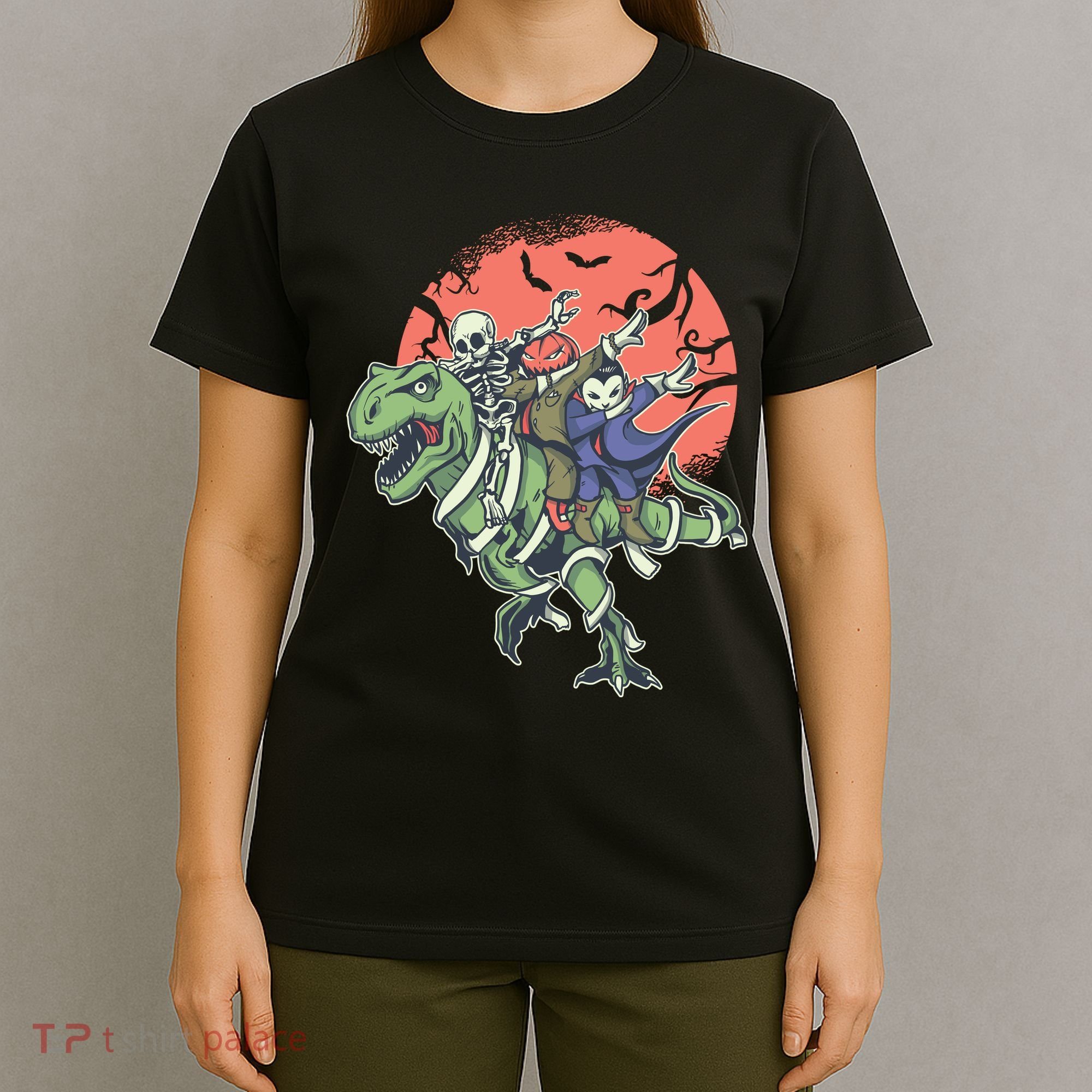 Dabbing Halloween Characters T-Shirt