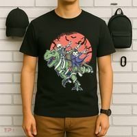 Dabbing Halloween Characters T-Shirt thumb 6