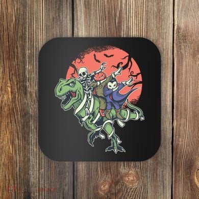 Dabbing Halloween Characters Coaster