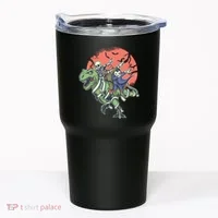 Dabbing Halloween Characters Tumbler thumb 0