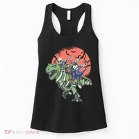 Dabbing Halloween Characters Women's Tank Top thumb 0
