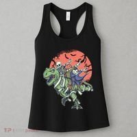 Dabbing Halloween Characters Women's Tank Top thumb 3