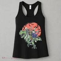 Dabbing Halloween Characters Women's Tank Top thumb 3