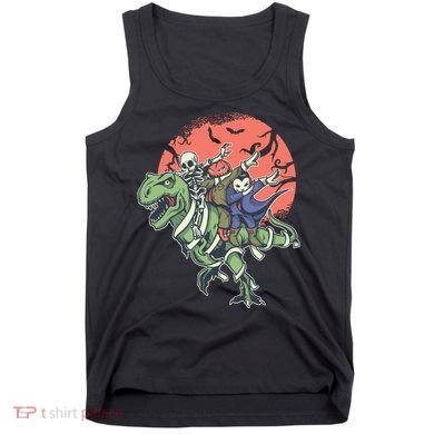 Dabbing Halloween Characters Tank Top
