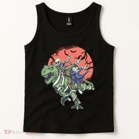 Dabbing Halloween Characters Tank Top thumb 2