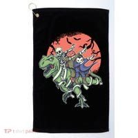 Dabbing Halloween Characters Golf Towel thumb 0