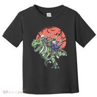 Dabbing Halloween Characters Toddler T-Shirt thumb 0