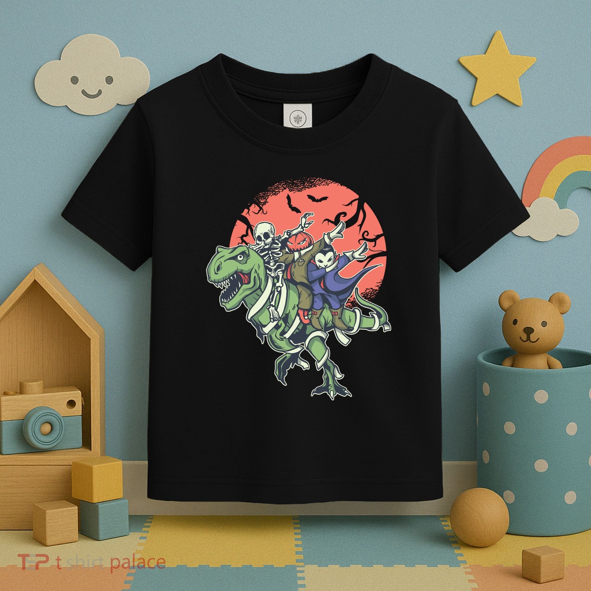 Dabbing Halloween Characters Toddler T-Shirt